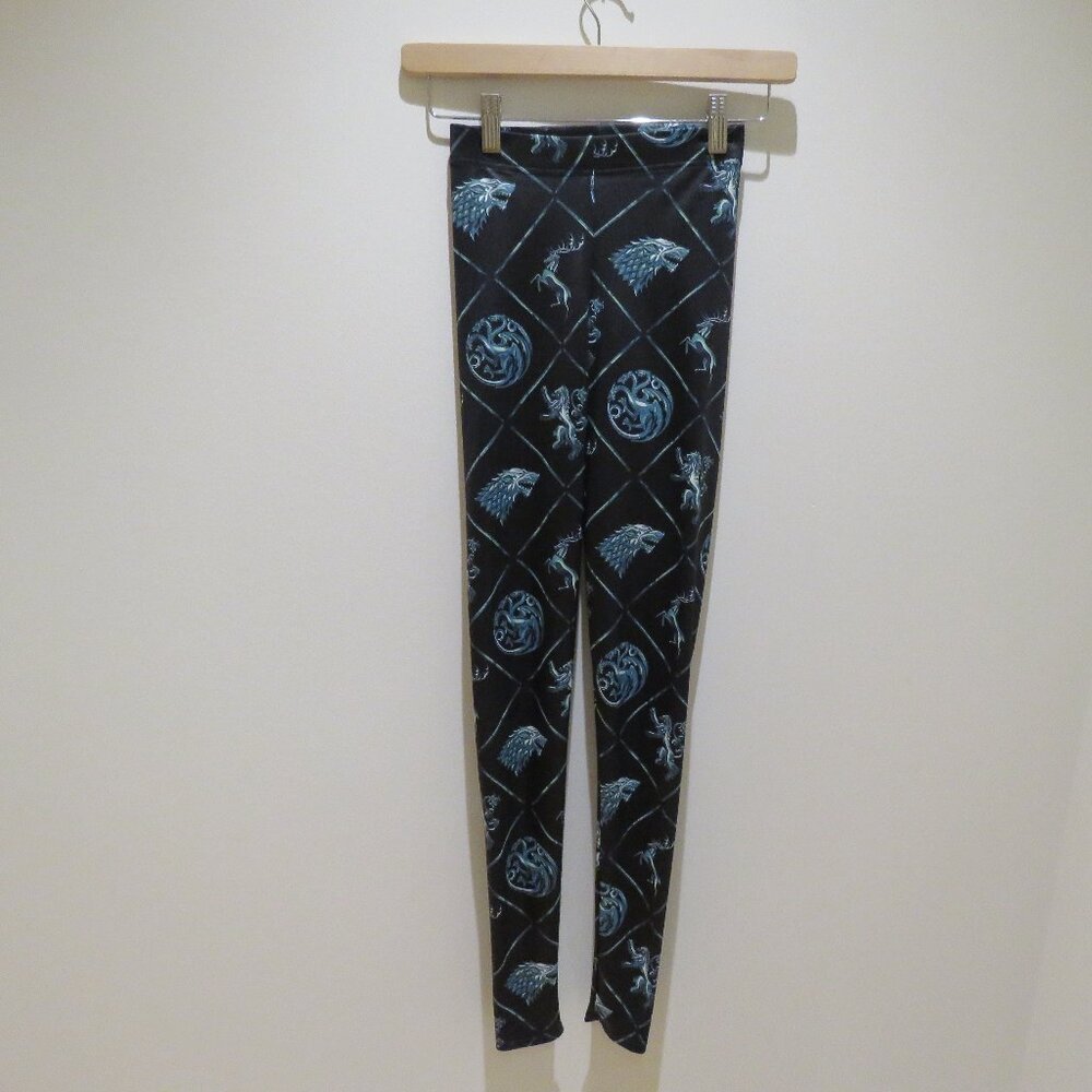 BLACKMILK Game Of Thrones Win Or Die Leggings Goth Alt Punk Cosplay Whimsigoth - Picture 3 of 14